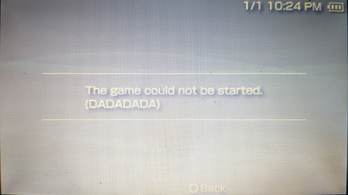 DADADADA Error