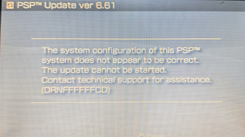 DRNFFFFFxx Error