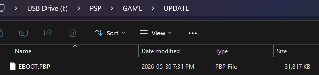 Path Update Eboot