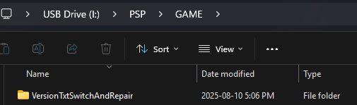 Path VersionTxtSwitchAndRepair